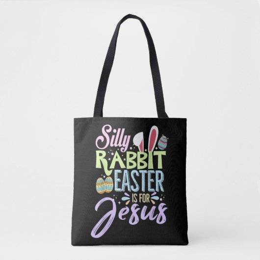 Christen Niedlich Bunny Albern Rabbit Oster Tasche (Vorderseite)
