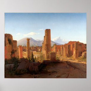 Christen Schjellerup Købke Das Forum, Pompeii Poster