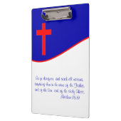 Christenflagge Inspiriert Klemmbrett (Links)