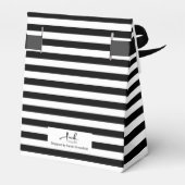 Christening 3 Abschnitte Custom Foto Stripes Geschenkschachtel (Rückseite)