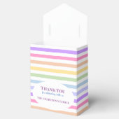 Christening 3 Sektionen Custom Foto Rainbow Geschenkschachtel (Geöffnet)