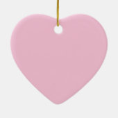 Christening Baptism Baby Girl Pink Keramik Ornament (Hinten)