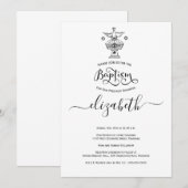 Christening Baptisse Einladung (Vorne/Hinten)