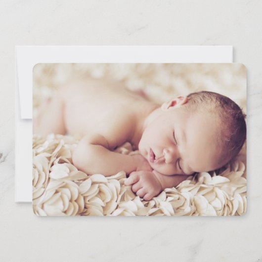 Christening Black Script Cross Foto Religiöse Einladung (Rückseite)