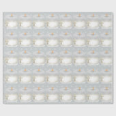 Christening Candles Geschenkpapier (Flach)