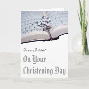 Christening card from Godparents to Godchild Karte