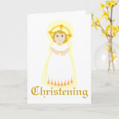 Christening-Customize Karte (Gelbe Blume)