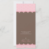 CHRISTENING ERSUCHT :: oh so schön 5P Einladung (Rückseite)