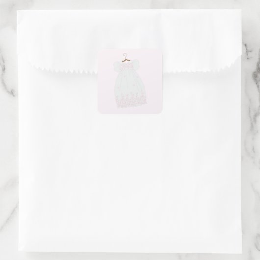 Christening Gown Stickers (Tasche)