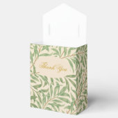 Christening Greenery William Morris Green Blätter Geschenkschachtel (Geöffnet)
