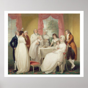 Christening of the Heir, c.1799 (Öl auf Leinwand)  Poster