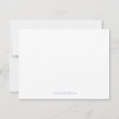 Christening Scroll für Baby Boys Einladung (Rückseite)