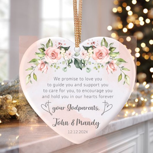 Christening Taufe Baby Girl Ornament