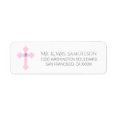Christening / Taufe / Kommunion Rosa Cross Girl (Vorne)
