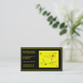 Christens Visitenkarte. Visitenkarte (Stehend Vorderseite)