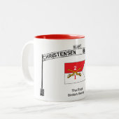Christensen Barracks, Bindlach, Deutschland Tasse (Vorderseite Links)