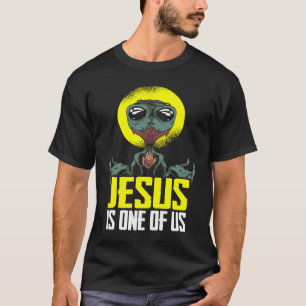 Christentum Christliche Religion Katholische Alien T-Shirt