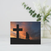 Christentum Der Glaube kreuzen Jesus Liebe Schicks Postkarte (Stehend Vorderseite)