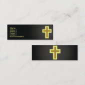 Christentum - dünn mini visitenkarte (Vorne/Hinten)