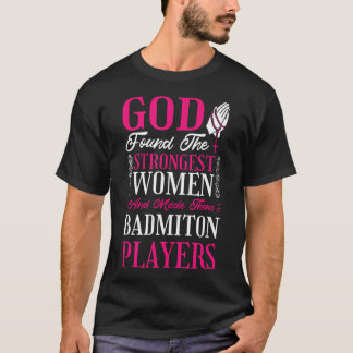 Christentum Frauen Badminton Spieler Für Badminton T-Shirt