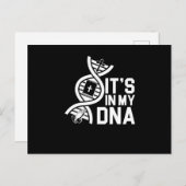 Christentum in meiner DNA Jesus Christus-Kreuzreli Postkarte (Vorne/Hinten)