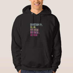 Christentum Islam Hinduismus Buddhismus Judentum R Hoodie