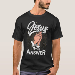 Christentum Jesus Christus Gebet Jesus Verehrer Gl T-Shirt