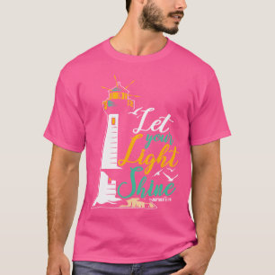 Christentum Jesus Gott Leuchtturm - Lass dein Lich T-Shirt