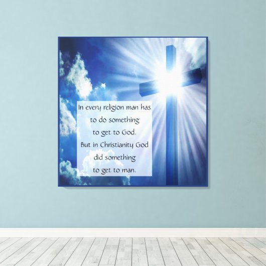 Christentum Leinwanddruck (Insitu (Holzboden))