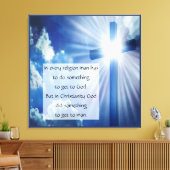 Christentum Leinwanddruck (Insitu (Wohnzimmer))