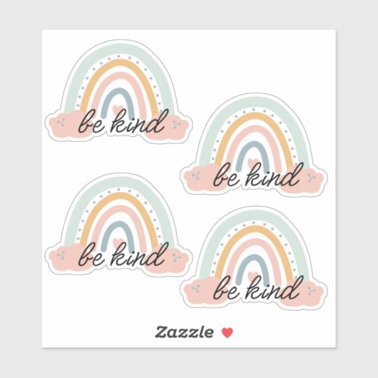 Christentum sei freundlich aufkleber (Blatt)