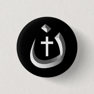 CHRISTENTUMS-SOLIDARITÄT - NAZARÄER-SYMBOL U. BUTTON