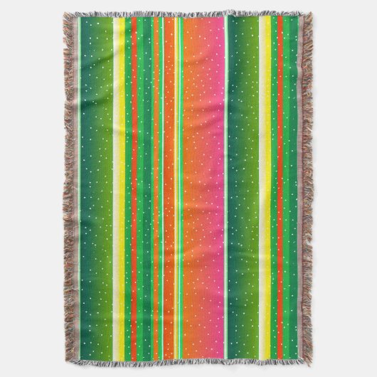 Christgrün rot künstlerisch gestreift decke (Vorderseite Vertikal)