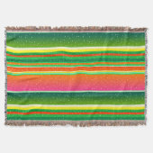 Christgrün rot künstlerisch gestreift decke (Vorderseite)