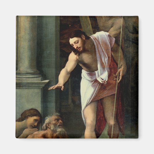 Christi Abstieg in Limbo, c. 1532 Magnet (Vorne)