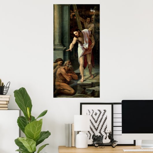 Christi Abstieg in Limbo, c. 1532 Poster (Heimbüro)