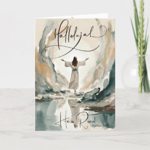 Christi Auferstehungsmalerei Oster Feiertagskarte