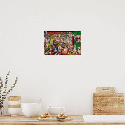 Christi Eintritt in Brüssel 1889 von J. Ensor Poster (Küche)