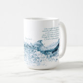 Christi erlösende Liebe Inspiration Zitat Kaffeetasse (VorderseiteRechts)