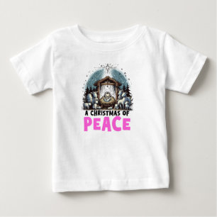 Christi Geburt: Ein Weihnachten des Friedens Baby T-shirt