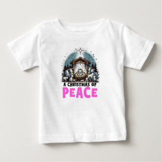 Christi Geburt: Ein Weihnachten des Friedens Baby T-shirt