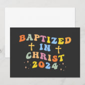 Christi getauft einladung (Vorne/Hinten)