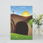 Christi Grab Briefpapier (Stehend Vorderseite)