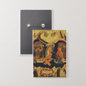 Christi Höllenfahrt Auferstehung Jesu Button (Vorderseite/Rückseite)