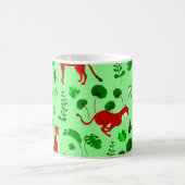 Christi-Leopard-Cheetah Monstero Pflanze Kaffeetasse (Mittel)