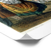 Christi-Triumpheinreise nach Jerusalem, aus einer  Poster (Ecke)