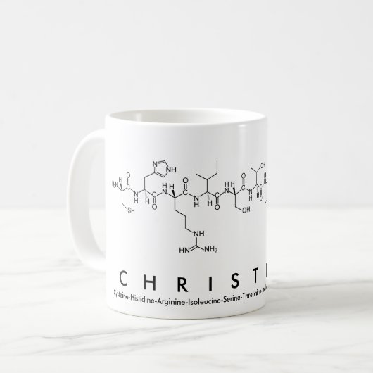 Christiaan Peptidname Tasse (Vorderseite Links)