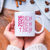 Christian 2026 New Year Custom Scripture Cross Kaffeetasse