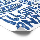 Christian 2 Fishes 5 Breads 5000 Against  Poster (Ecke)