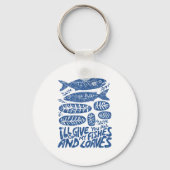 Christian 2 Fishes 5 Breads 5000 Against Schlüsselanhänger (Vorderseite)